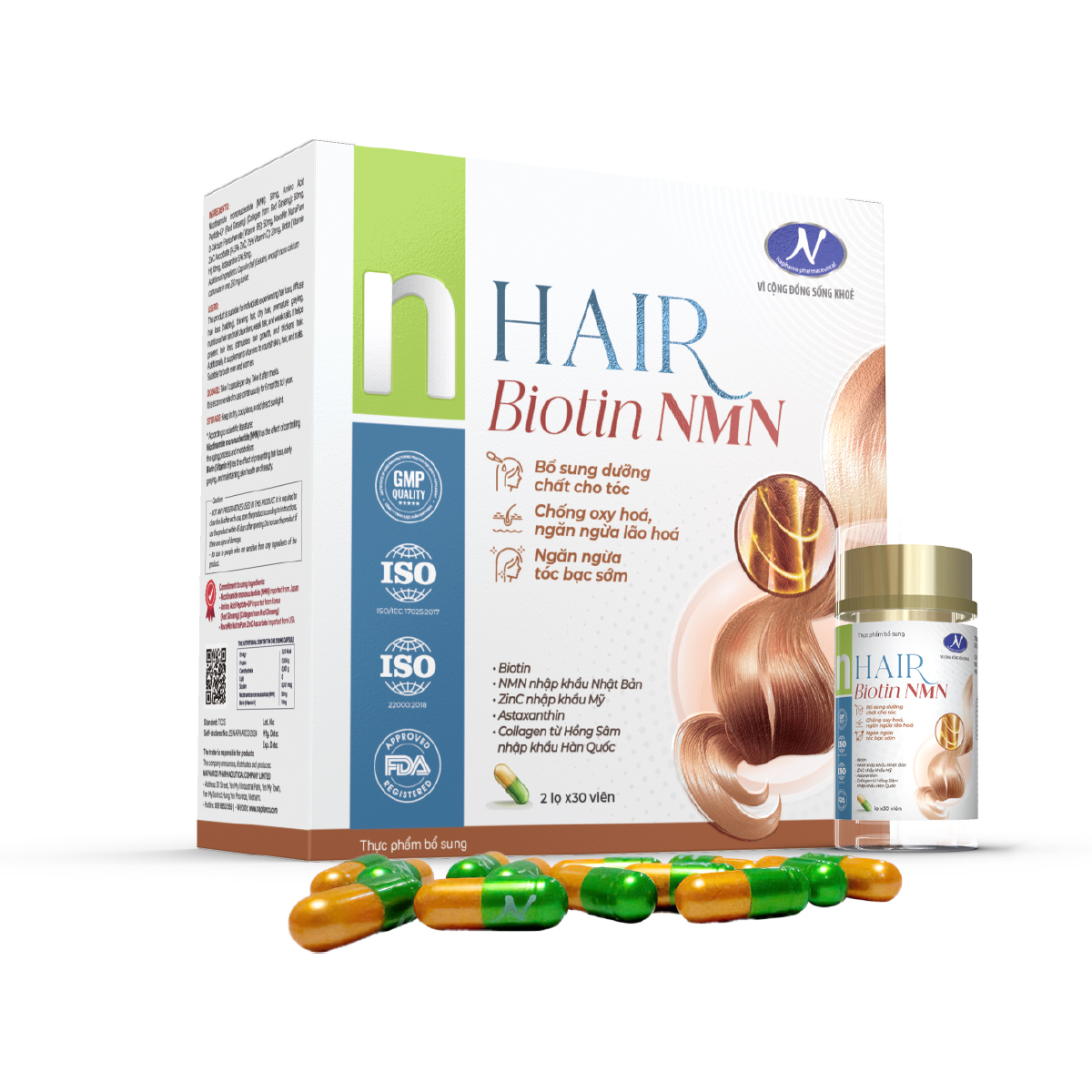 Hair Biotin NMN - Chống oxy hóa, ngăn ngừa lão hóa